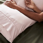 Rose | Signature Sateen Pillowcase Set Made With 100% Organic Bamboo #Color_rose