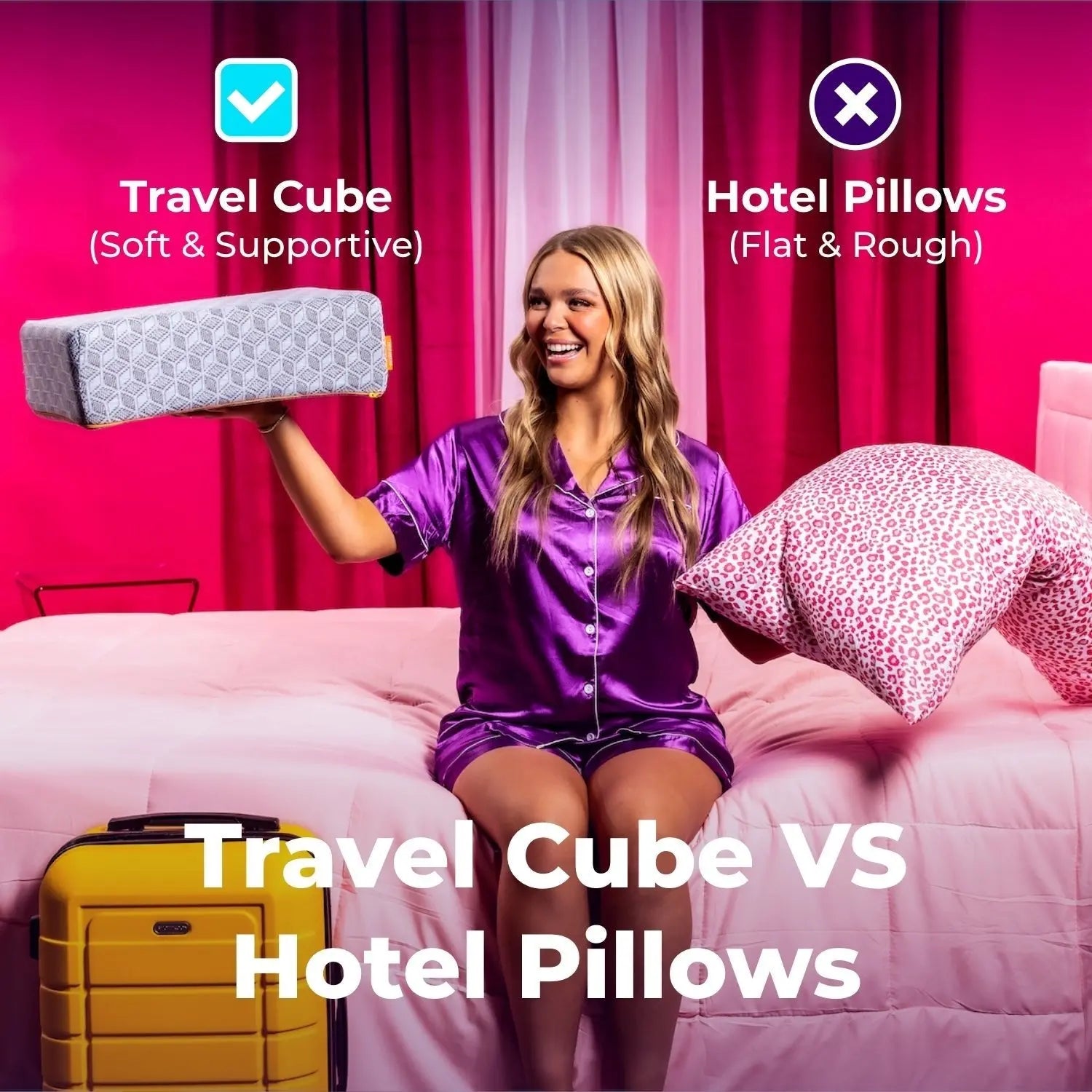 Travel Cube Pillow Cube