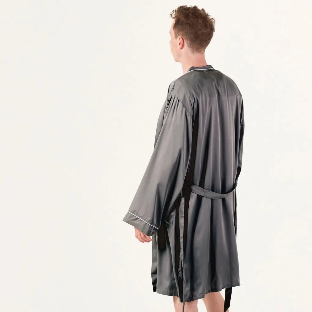 Slate | Robe Made With Bamboo #Color_slate