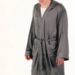 Slate | Robe Made With Bamboo #Color_slate