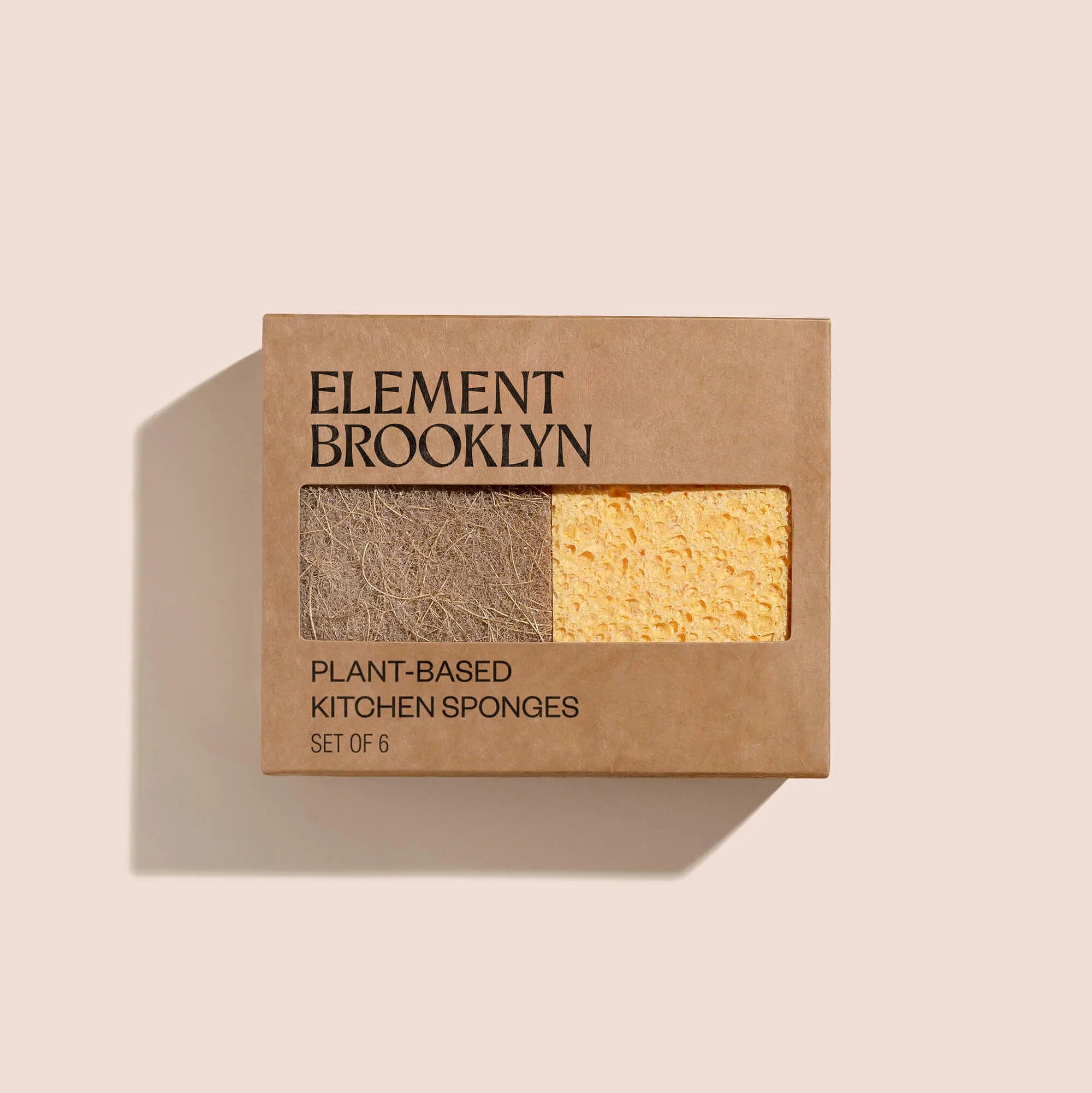 Plant-Based Kitchen Sponges Element Brooklyn