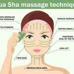 Gua Sha Facial Lifting Tool - Zero Waste Skincare, Plastic Free, Jade or Rose Quartz ZeroWasteStore.com