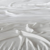 Cloud | Signature Sateen Fitted Sheet Made with 100% Organic Bamboo #Color_cloud