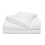 Cloud | Signature Sateen Sheet Set Made with 100% Bamboo Lyocell #Color_cloud