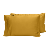 Saffron - Bundle | Signature Sateen Pillowcase Set Made With 100% Organic Bamboo #Color_saffron