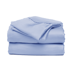 Sky - Bundle | Signature Sateen Duvet Cover Made with 100% Organic Bamboo #Color_sky