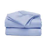 Sky - Bundle | Signature Sateen Duvet Cover Made with 100% Organic Bamboo #Color_sky