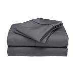 Slate | Signature Sateen Sheet Set Made with 100% Bamboo Lyocell #Color_slate